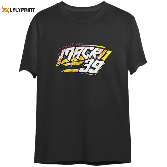 Rev up your style with the Anthony Macri Sprint Car Graphic T-Shirt for dirt track racing enthusiasts