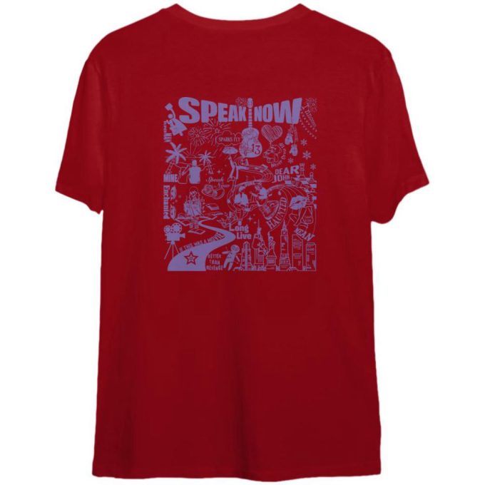 Speak Now Taylors Version Double Sided Print Shirt