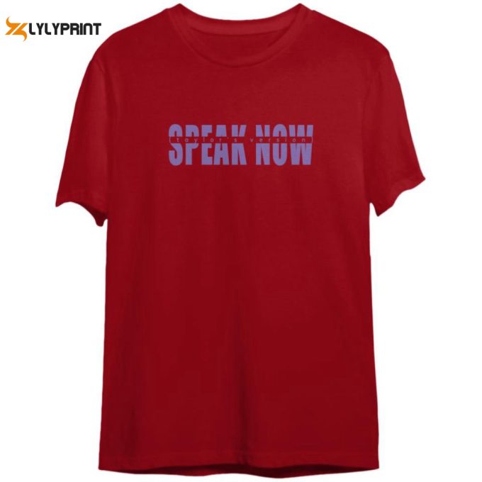 Speak Now Taylors Version Double Sided Print Shirt