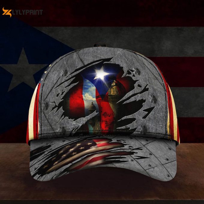 Stylish Boricua Puerto Rico Flag Cap – All Over Printed Design