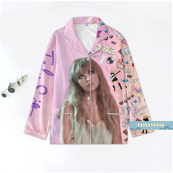 Taylor Swift Pajamas Set, Swiftmas Pyjamas Set, The Eras T0ur Christmas Pajamas
