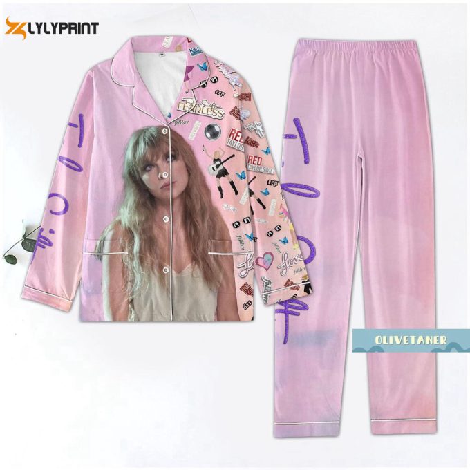 Taylor Swift Pajamas Set, Swiftmas Pyjamas Set, The Eras T0ur Christmas Pajamas