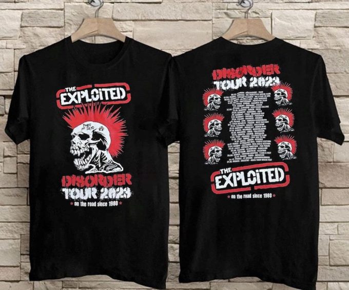 The Exploited Disorder Tour 2023 T-Shirt