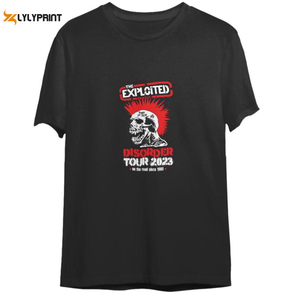 The Exploited Disorder Tour 2023 T-Shirt The Exploited Disorder Tour 2023 T-Shirt