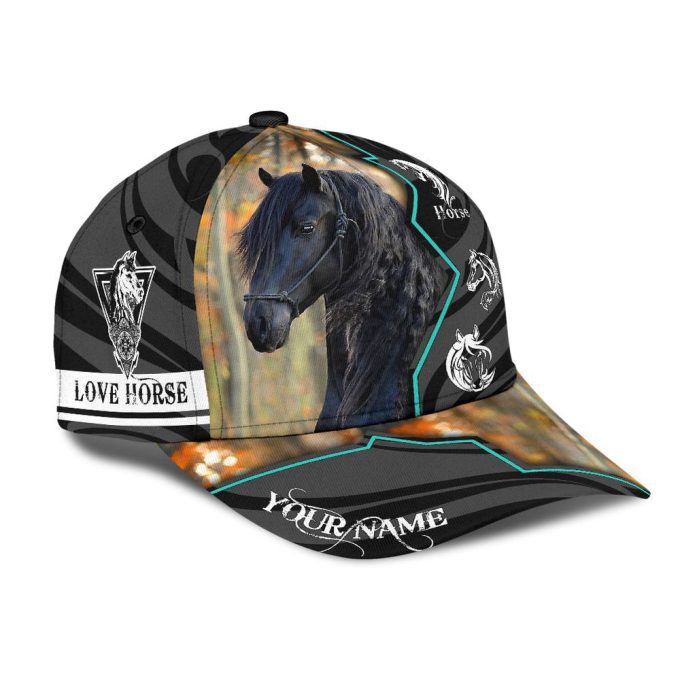Tmarc Tee Personalized Name Horse Classic Cap Pi Printed Baseball Cap Gift
