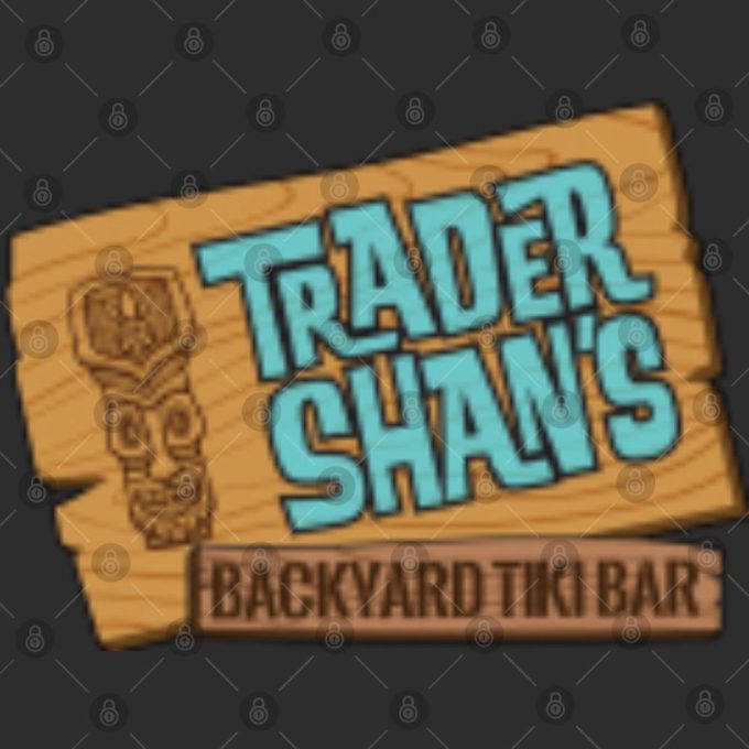 Trader Shan’s Tiki Bar – Tiki Bar – T-Shirt