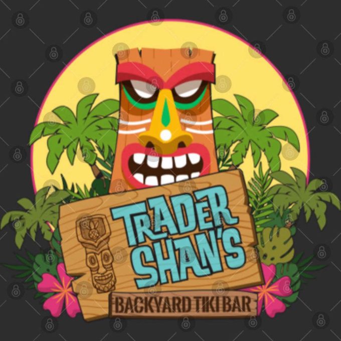 Trader Shan’s Tiki Bar – Tiki Bar – T-Shirt