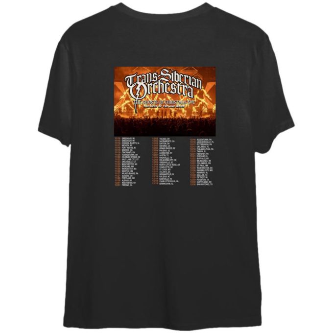 Trans-Siberian Orchestra Band Double Sided T Shirts