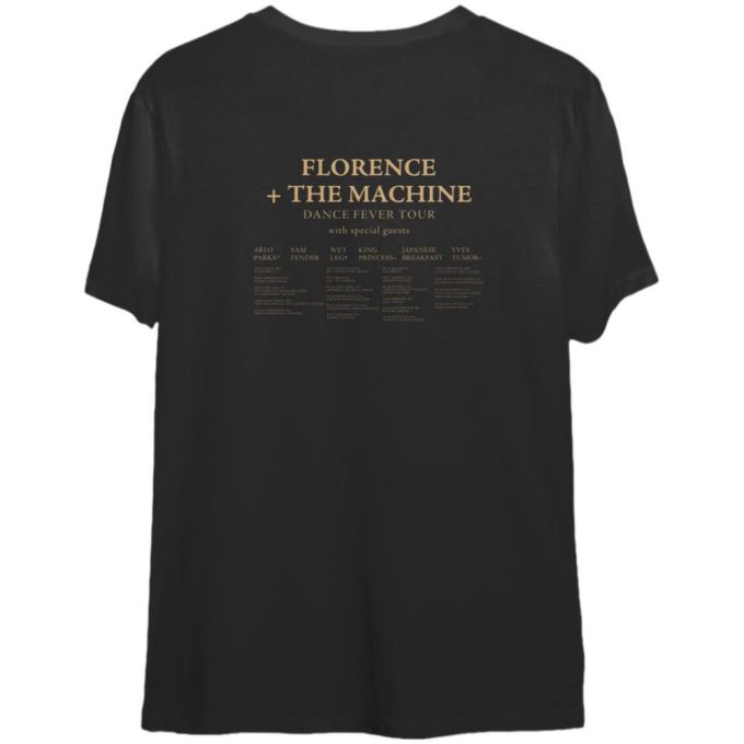 Official Florence and the Machine 2022 Tour T-shirt – Double-Sided Design