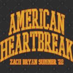 Zach Bryan American Heartbreak tour 2022 double sided tshirt
