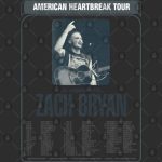 Zach Bryan American Heartbreak tour 2022 double sided tshirt