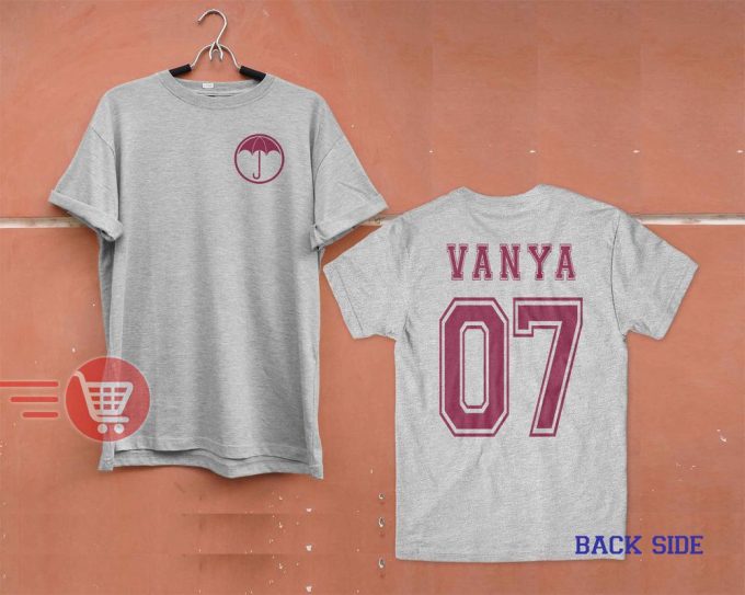 Vanya Hargreeves T-shirt Ellen Page Number Seven T-shirt Unisex Tee 2 Side