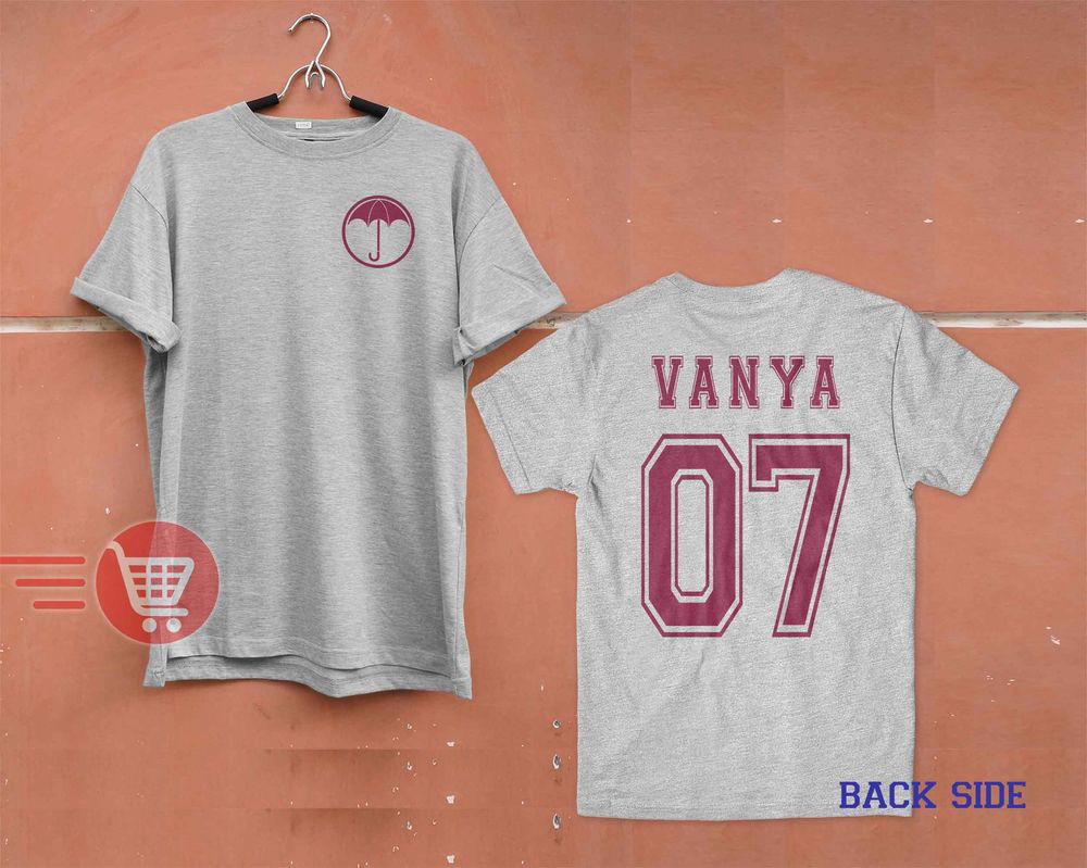 Vanya Hargreeves T-shirt Ellen Page Number Seven T-shirt Unisex Tee 2 Side Vanya Hargreeves T-shirt Ellen Page Number Seven T-shirt Unisex Tee 2 Side