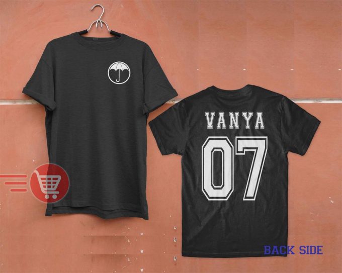 Vanya Hargreeves T-shirt Ellen Page Number Seven T-shirt Unisex Tee 2 Side