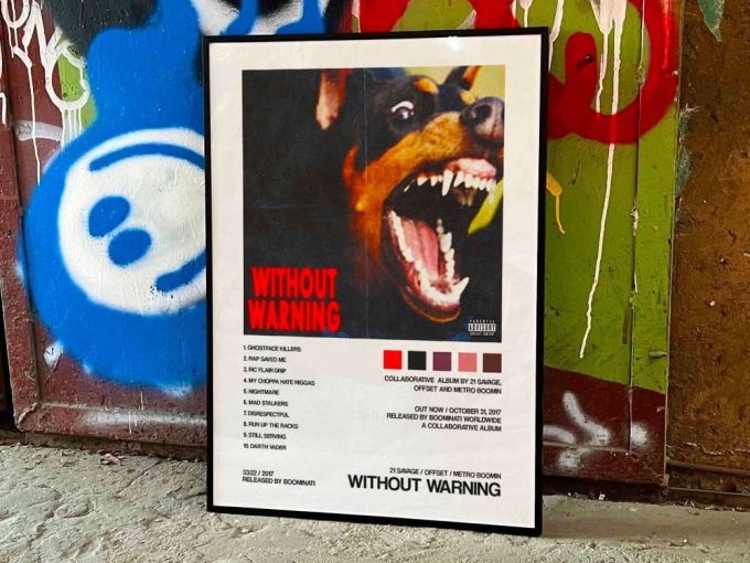 21 savage, nav “Without Warning” Album Cover Poster #2