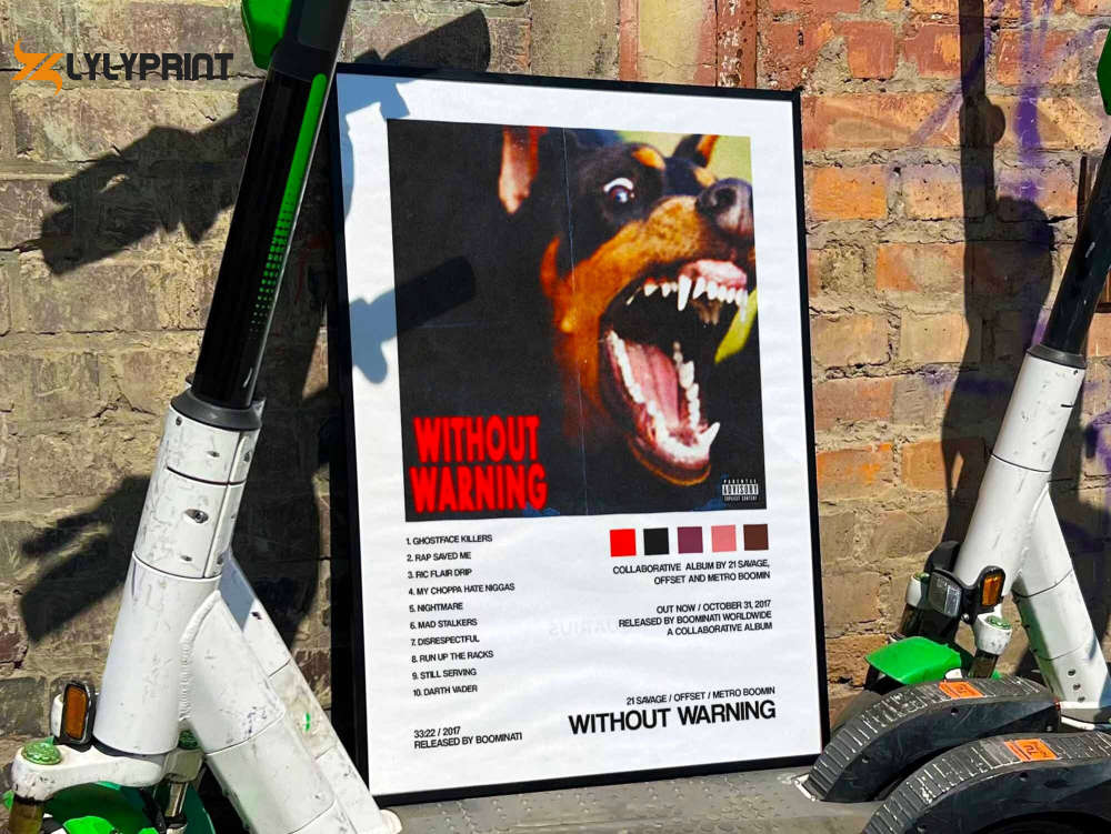 21 savage, nav “Without Warning” Album Cover Poster #2 21 savage, nav “Without Warning” Album Cover Poster #2