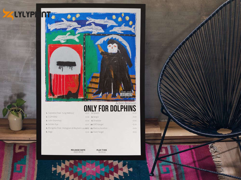 Action Bronson – Only For Dolphins | Album Cover Poster Action Bronson – Only For Dolphins | Album Cover Poster