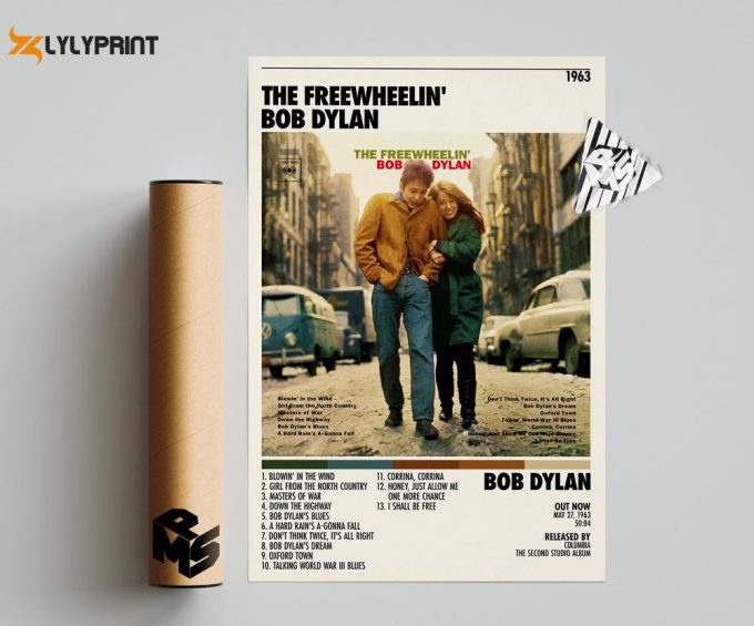 Bob Dylan Posters  Bob Dylan The Freewheeling Poster