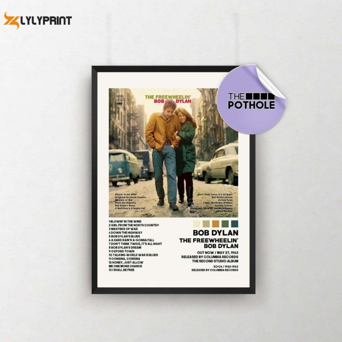 Bob Dylan Posters / The Freewheelin’ Bob Dylan Poster