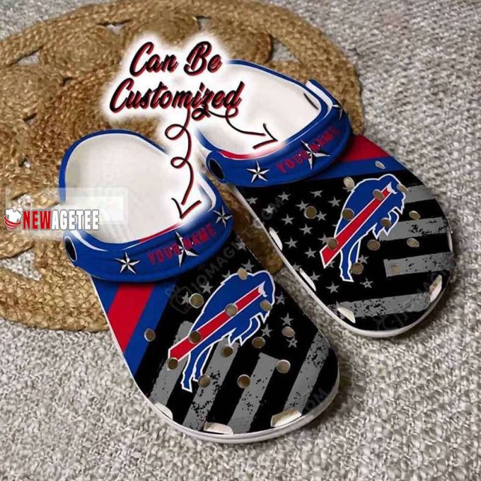 Buffalo Bills Crocs Customized Clogs