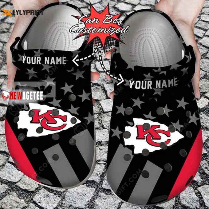 Chicago Bears Mascot Ripped Flag Crocs Customized Clogs