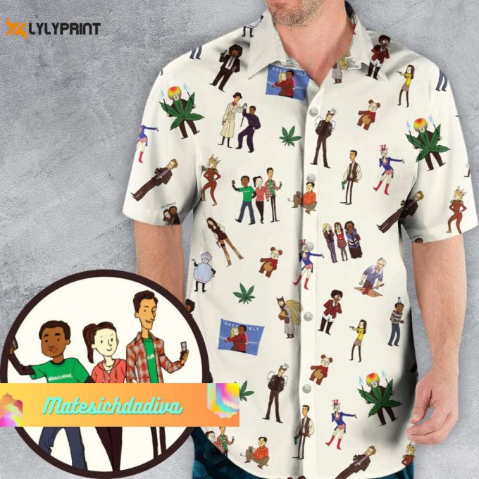 Community Characters Hawaiian Shirt