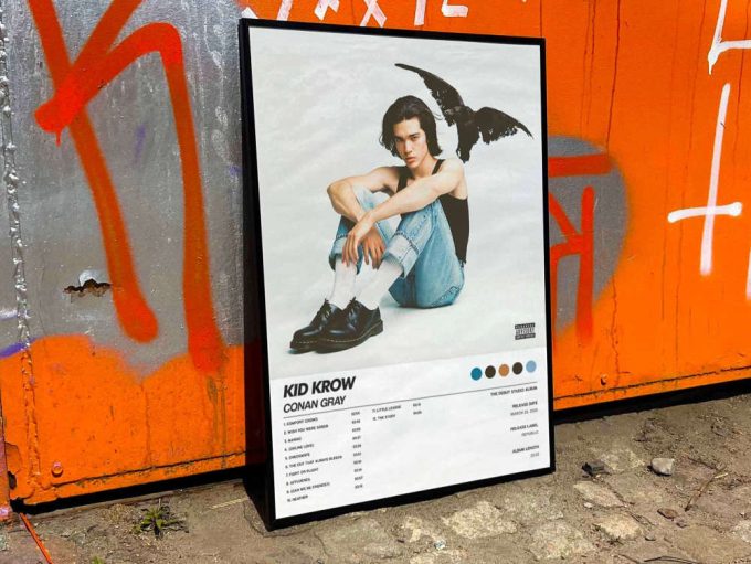 Conan Gray “Kid Krow” Album Cover Poster #6
