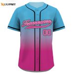 Custom Baseball Jersey with Teamname Name Number, Gifts for Baseball Fans