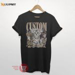 Custom Cat Lover Tee: Personalized Memorial Shirt with Your Own Photo Changeable Design