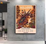 Custom Imploding The Mirage Tour 2022- The KILLERS North American 2022 Tour Poster