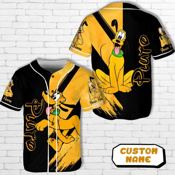 Custom Name Disney Colors Baseball Jersey