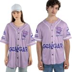 Custom Name Gengar Unisex Baseball Jersey