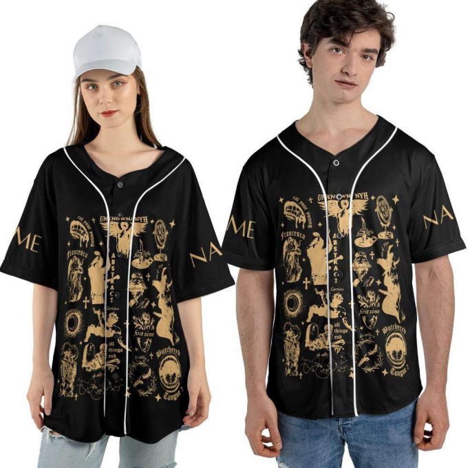 Custom Name Hozier Unreal Unearth Baseball Jersey