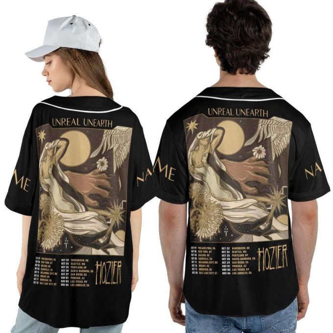Custom Name Hozier Unreal Unearth Baseball Jersey