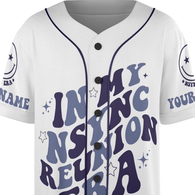 Custom Name In my Nsync Reunion Era Music Baseball Jersey