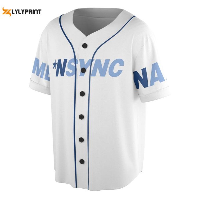 Custom Name NSYNC 2023 Baseball Jersey, NSYNC Boy Band Forever Christmas