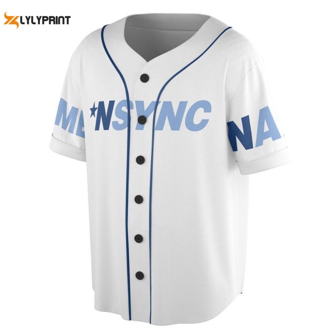 Custom Name NSYNC 2023 Baseball Jersey, NSYNC Boy Band Forever Christmas