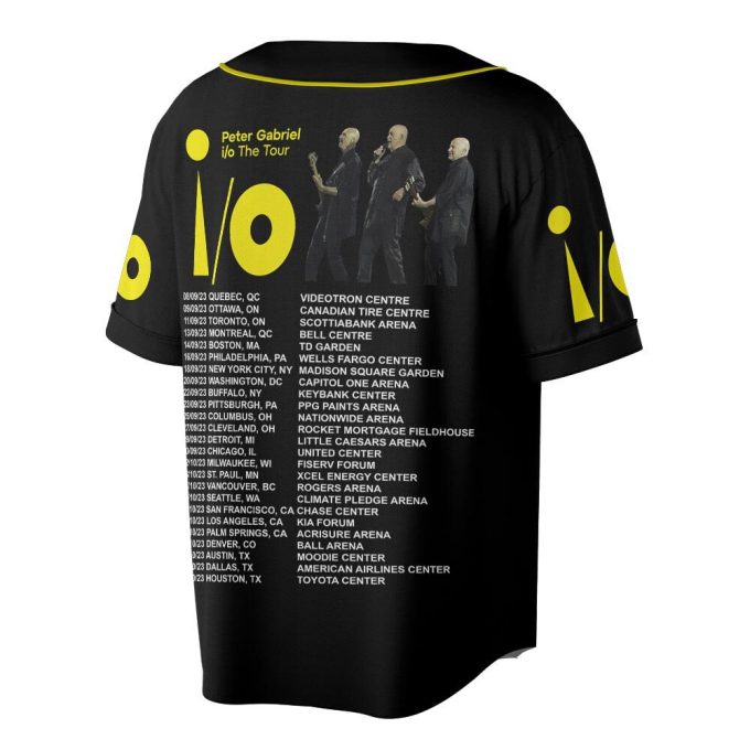 Custom Name Peter Gabriel 73rd Anniversary 1950-2023 Tour Music Baseball Jersey