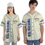 Custom Name Twisted Tea Unisex Baseball Jersey