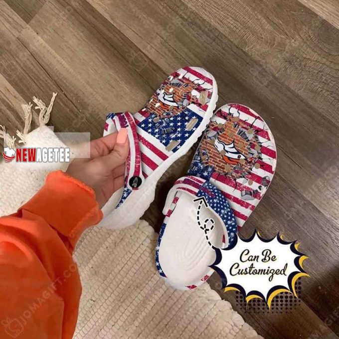 Dallas Cowboys Ripped Claw Crocs Customized Clogs