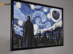 Darth Vader Star Wars The Starry Night Poster