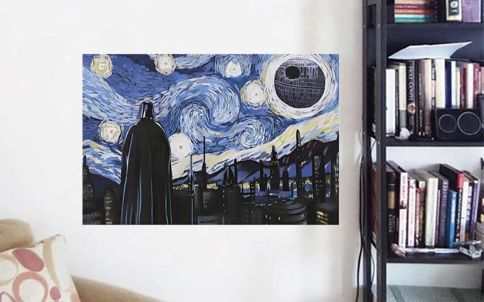 Darth Vader Star Wars The Starry Night Poster