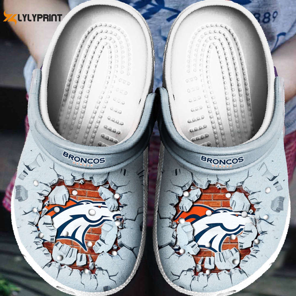 Denver Broncos Tide Crocs Crocband Clog Denver Broncos Tide Crocs Crocband Clog