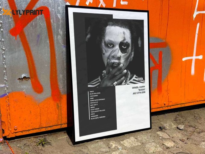 Denzel Curry “TA13OO” Album Cover Poster #