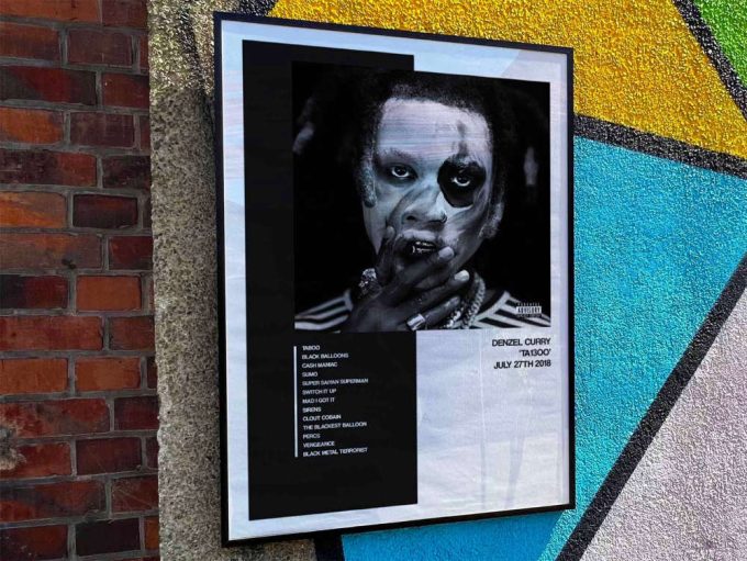 Denzel Curry “TA13OO” Album Cover Poster #