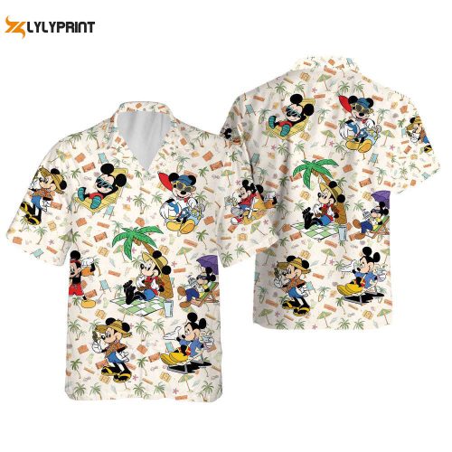 Goofy a Movie Hawaiian Shirt, Disneyland Beach Hawaii Shirt