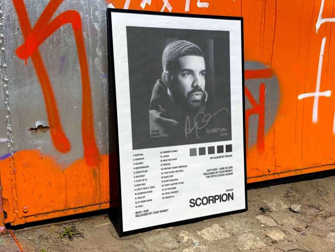 Drake  “Scorpion” Album Cover Poster