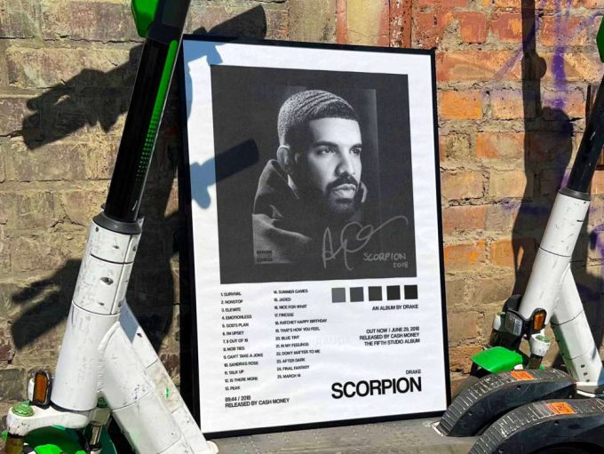 Drake  “Scorpion” Album Cover Poster