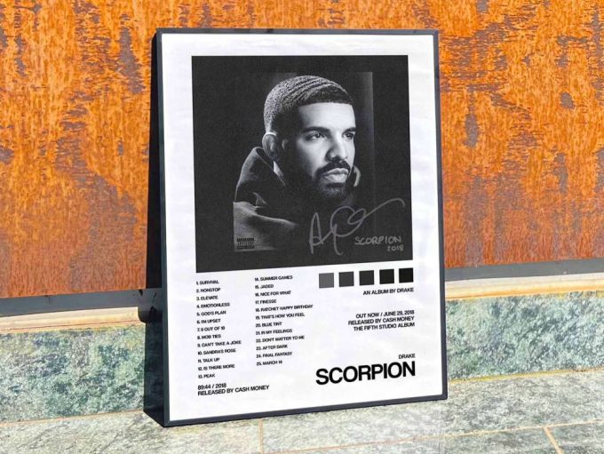 Drake  “Scorpion” Album Cover Poster