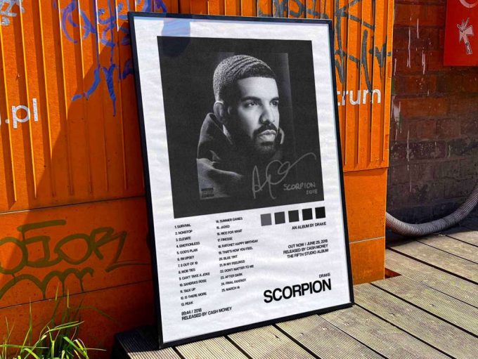 Drake  “Scorpion” Album Cover Poster